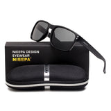Square Polarized Sunglasses Retro Classic Stylish Vintage Driving Glasses