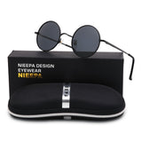NIEEPA John Lennon Vintage Round Polarized Hippie Sunglasses Small Circle Sun Glasses NP1002