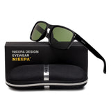 Square Polarized Sunglasses Retro Classic Stylish Vintage Driving Glasses